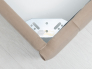 Кровать 180 Милана арт. Фрэш латте (бежевый кофейный)