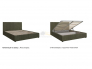 Кровать Нельсон Полоса 1600
