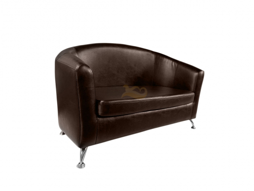 Диван 2Д Бо кожзам Teos Dark Brown