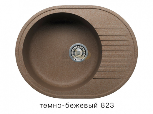 Мойка кварцевая Tolero R-122 Темно-бежевый 823