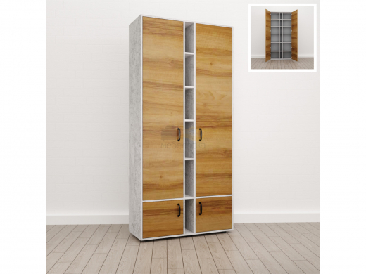 Шкаф для документов закрытый (С-21) Soft комбинированный